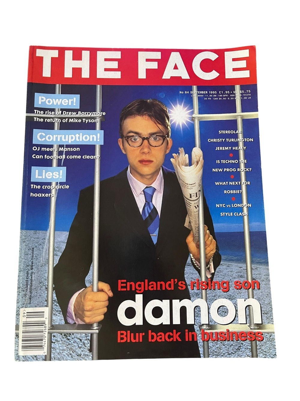 The Face Magazine No 84 1995 Damon Albarn Blur UK Fashion Music Magazine